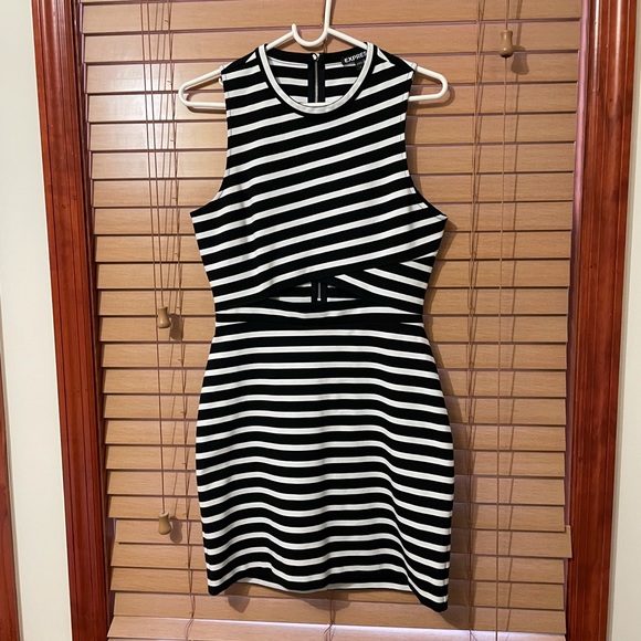 Express Dresses & Skirts - Express Cutout Bodycon Mini Dress